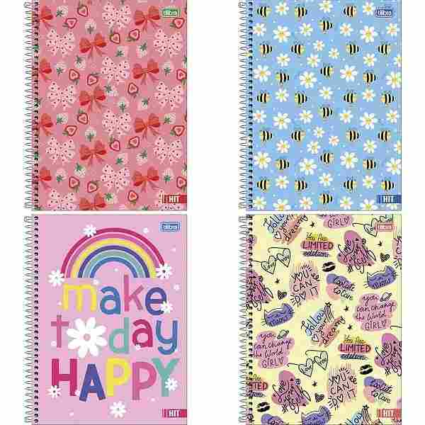 CADERNO 10X1 HIT FEMININO C.D.